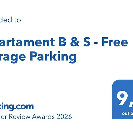 B & S - Free Garage Parking Apartamento *